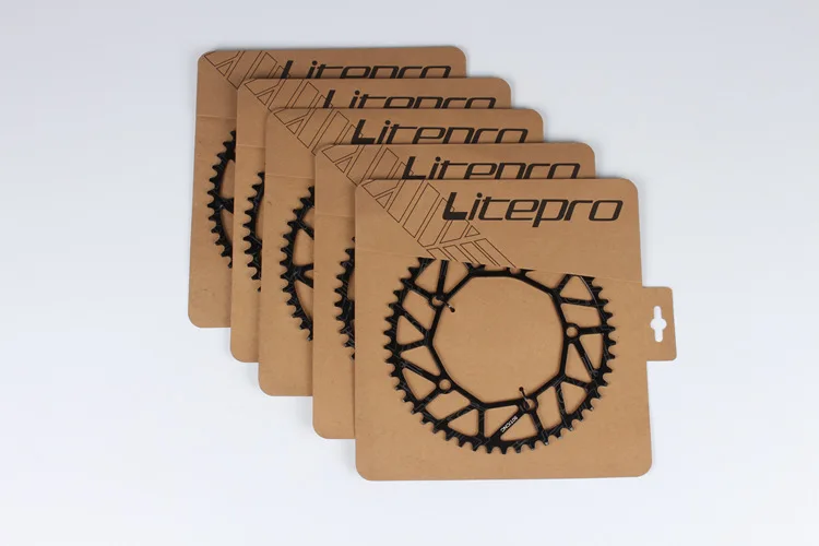 Litepro 130 BCD 48T 50T 52T 54T 56T 58T цепное кольцо 8 9 10 скоростной полый сплав однодисковый цепной колесо дорожный складной велосипедный цепной круг