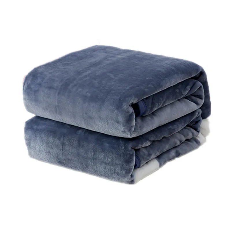 Утяжеленное фланелевое одеяло зимний взрослый мягкий толстый плед с