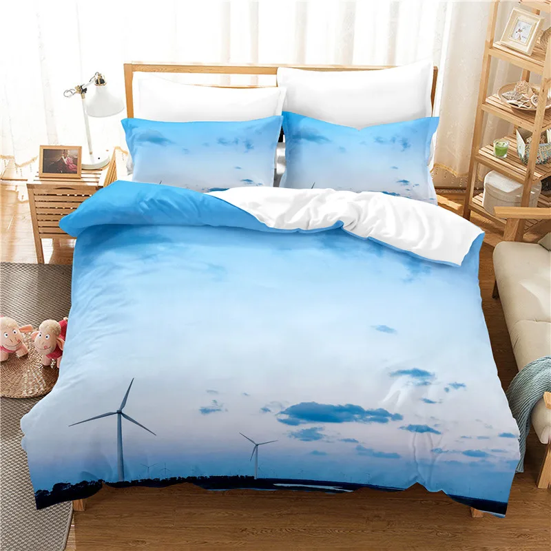 

Комплект постельного белья Wind Power для спальни, мягкие покрывала для кровати, комфортный пододеяльник, качественный пододеяльник и наволочка