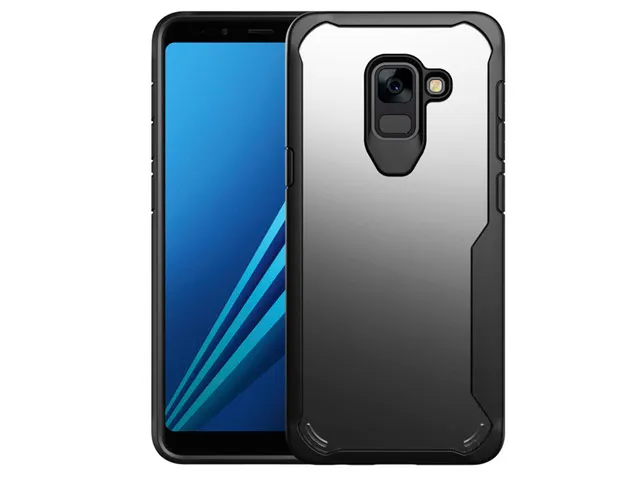 Yorex shield case for Samsung Galaxy A8 plus 2018 (black gel) | Мобильные телефоны и аксессуары
