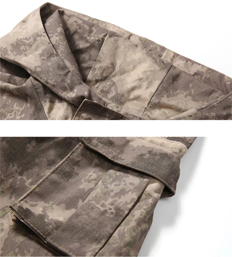 

RHYMONSTER x CHINISM Camo Jacket Military Hoody Trench Men's Camouflage Loose Long Jackets Men's Stylish Tactical Jacket