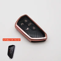 tpu key cover case for skoda a8 octavia mk8 for vw golf 8 for seat cupra formentor leon 2021 2020 key shell holder accessories