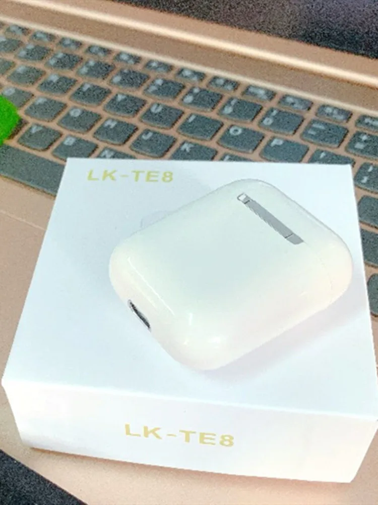 LK TE8 TWS сенсорные беспроводные гарнитуры Bluetooth умные наушники Беспроводная