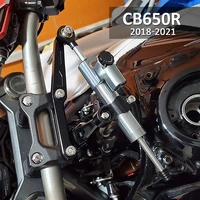 motorcycle steering stabilizer damper mounting bracket kit for honda cb650r cb 650 r 2018 2019 2020 2021