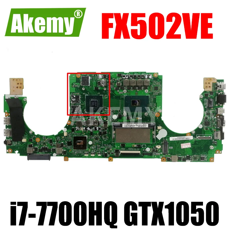 

90NB0F00-R01400 материнская плата для Asus FX502VE FX502VD FX502V Материнская плата ноутбука 8GB-RAM i7-7700HQ GTX1050 (V4G)