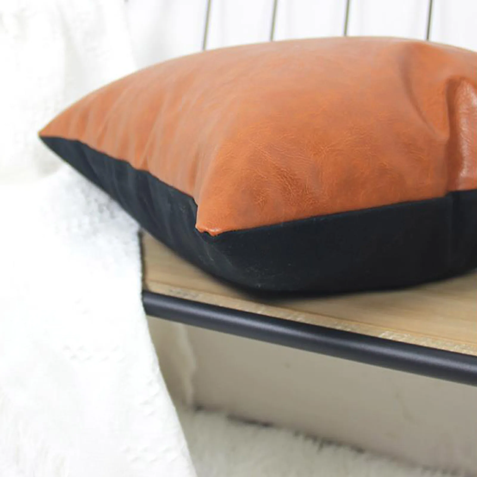 

PU Cushion Covers Home Comfortable 45*45 Nordic Style Printed Tassel 45x45CM Knitting Decorative Canvas Pillowcases Solid
