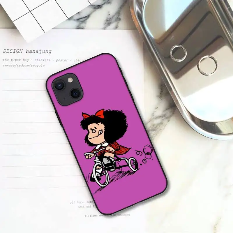Чехол для телефона RUICHI Hot Mafalda iPhone 11 12 Mini 13 Pro XS Max X 8 7 6s Plus 5 SE XR | Мобильные телефоны и