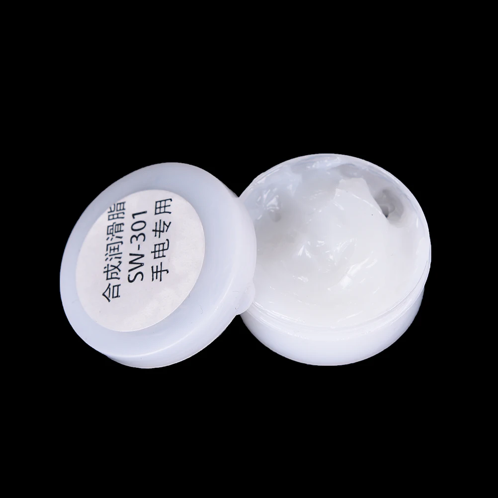 

1 x New Flashlight Lubricant Flashlights Lubrication oil silicone grease cream accessory white