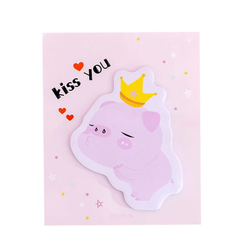 Cute Cartoon Toys Kids Pig Sticky Notes Memo Pad Diary Stationery Flakes Scrapbook Decorative | Игрушки и хобби