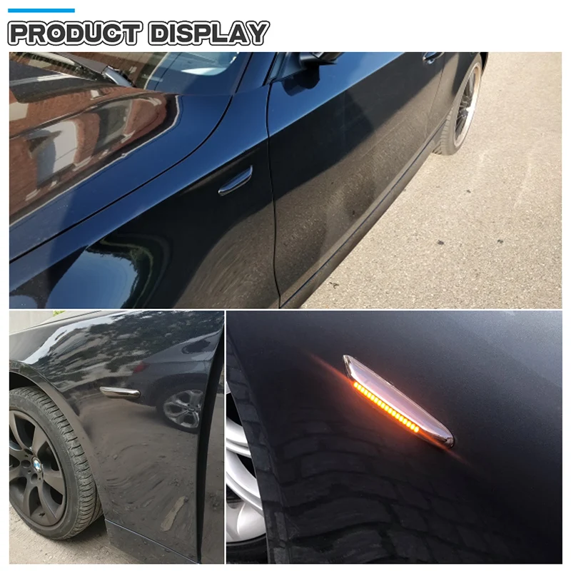 Автомобильный светодиодный динамический боковой маркер указатель поворота