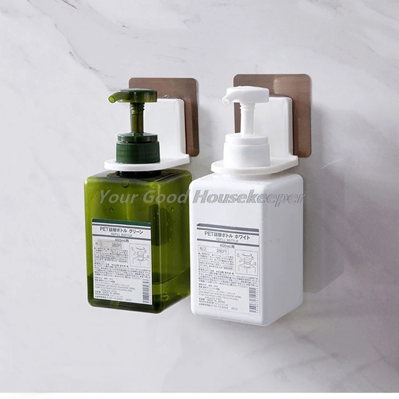 

2Pcs Suction Cup Rack Shower Shampoo Soap Liquid Wall-Mount Holder Bathroom Shel