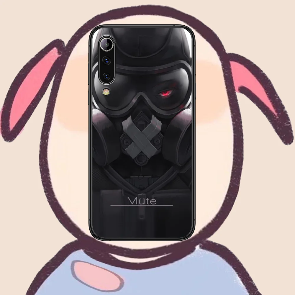 

Rainbow Six Siege Phone case For Xiaomi Mi note 10 A3 9 MAX 3 A2 8 9 Lite Pro ultra black Etui Soft Funda Trend Hoesjes Tpu