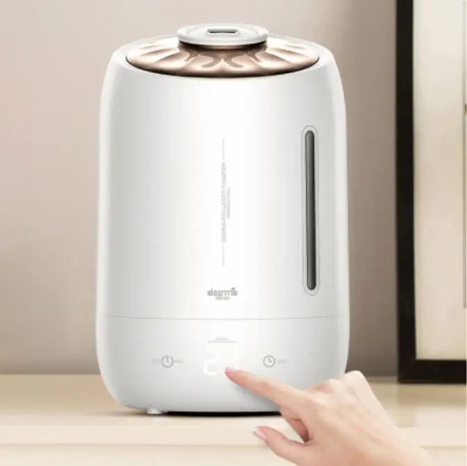 Deerma Household Air Humidifier Purifying Mist Maker Timing Intelligent Touch Screen Adjustable Fog Quantity 5L |
