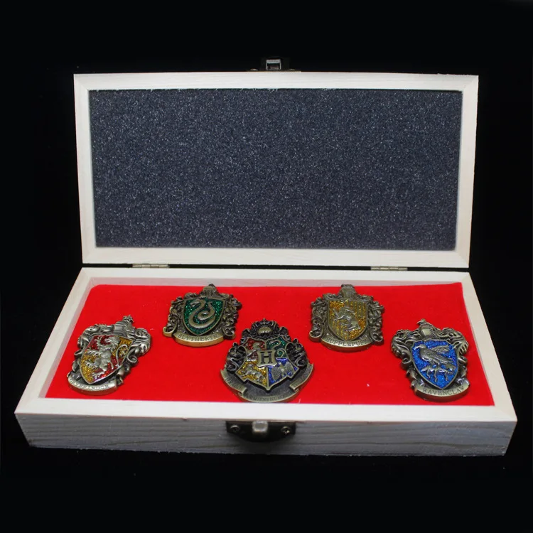 Классическая металлическая медаль из мультфильма Волшебный мир Хогвартса