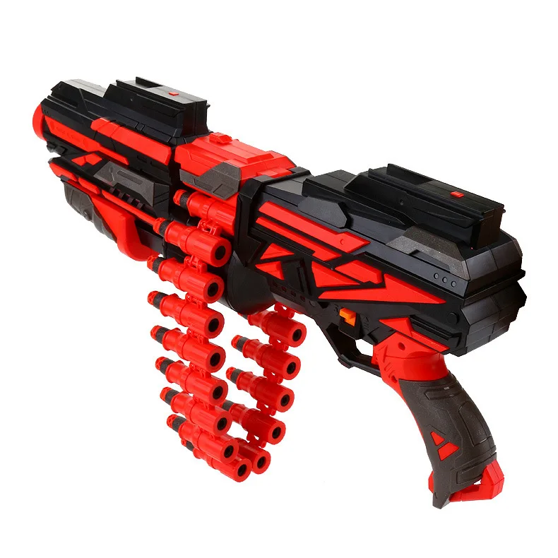 Новая цепь ручной взрыв мягкая пуля пистолет костюм для Nerf пули игрушечный пистолет EVA Дротика бластер игрушка пулемет дети лучший подарок Рождество