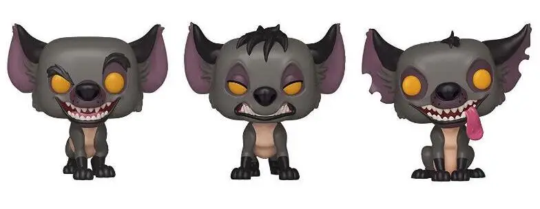 Король Лев 3 шт./компл. Hyenas Banzai Shenzi &amp ED фигурка коллекция виниловая кукла модель