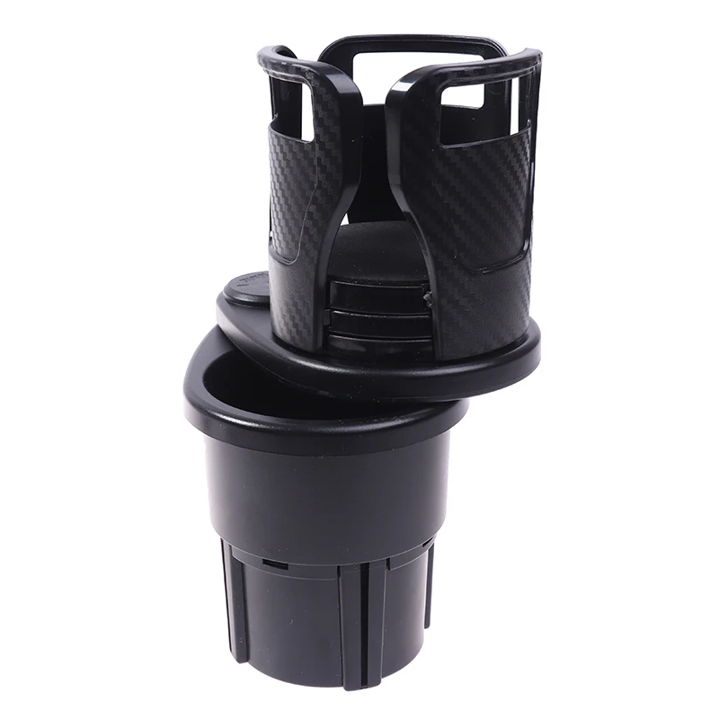 

Car Dual Cup Holder Adjustable Phone Organizer Drinking Bottle Holder Bracket