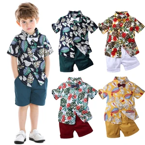 Baby boy clothes summer kids clothes sets shirt+pants suit Star Printed newborn sport suits Clothes Childrens leisure suit