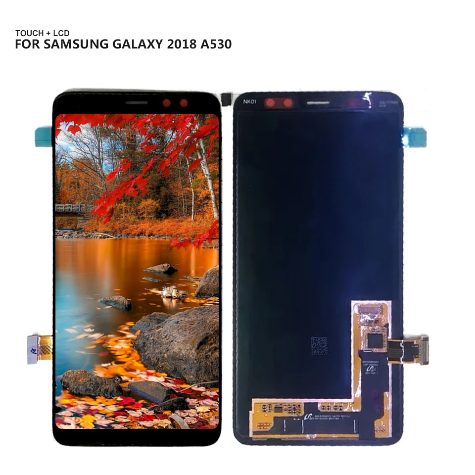 Super AMOLED для Samsung Galaxy A8 2018 A530 A530F A530DS A530N SM ЖК дисплей сенсорный экран дигитайзер