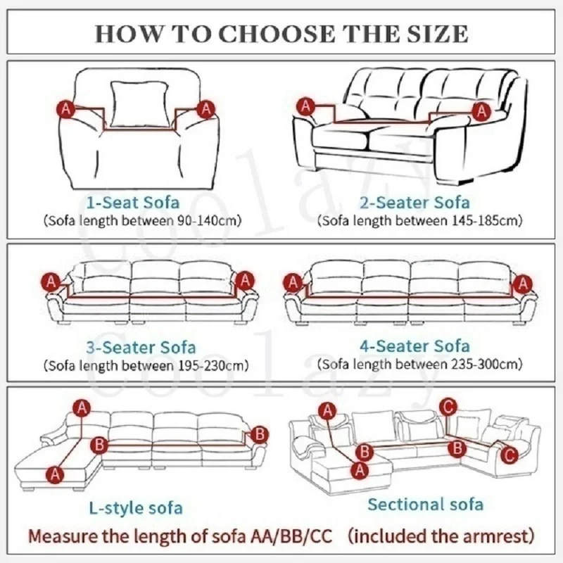 

1/2/3/4seats Elastic Stretch Sofa Covers Living Room L Shape Couch Cover Spandex Sofa Protectors Washable Dustproof Slipcovers