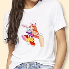 Женская летняя футболка с принтом Алисы в стране чудес, Базовая футболка с круглым вырезом, женская уличная одежда, футболка в стиле Харадзюку, Милая футболка с графическим принтом