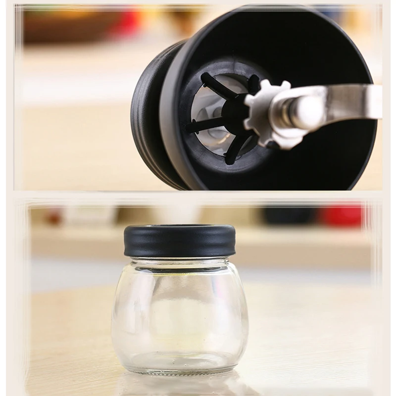 

Washable Hand Coffee Grinder with Two Glass Sealed Jar Coffee Mill Maker Stainless Steel Mini Coffee Bean Grinder Machine