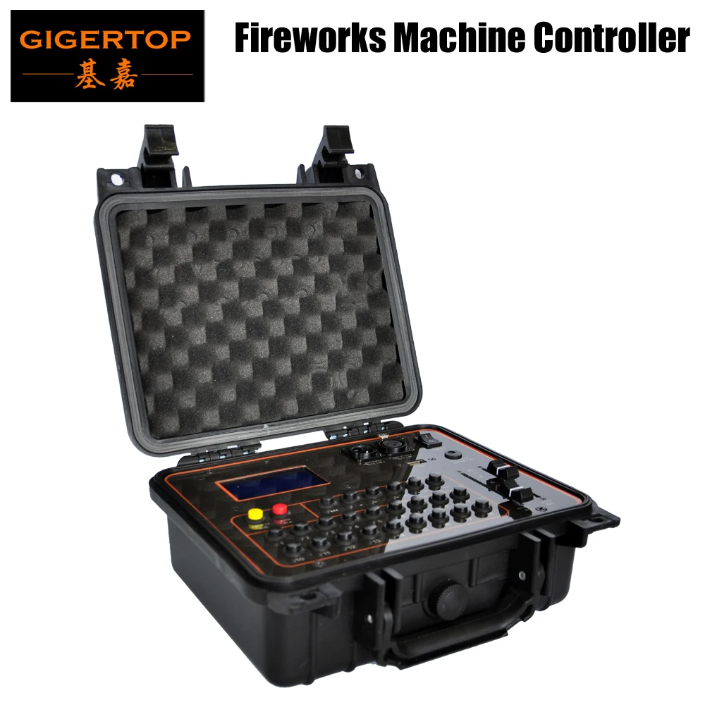 DMX controller Gigertop 600 Вт новая холодная машина фейерверков Мощность вход/выход разъем Дейзи цепное соединение Высокая струйная дистанция DMX512/пульт дистанционного управления - Цвет: DMX controller