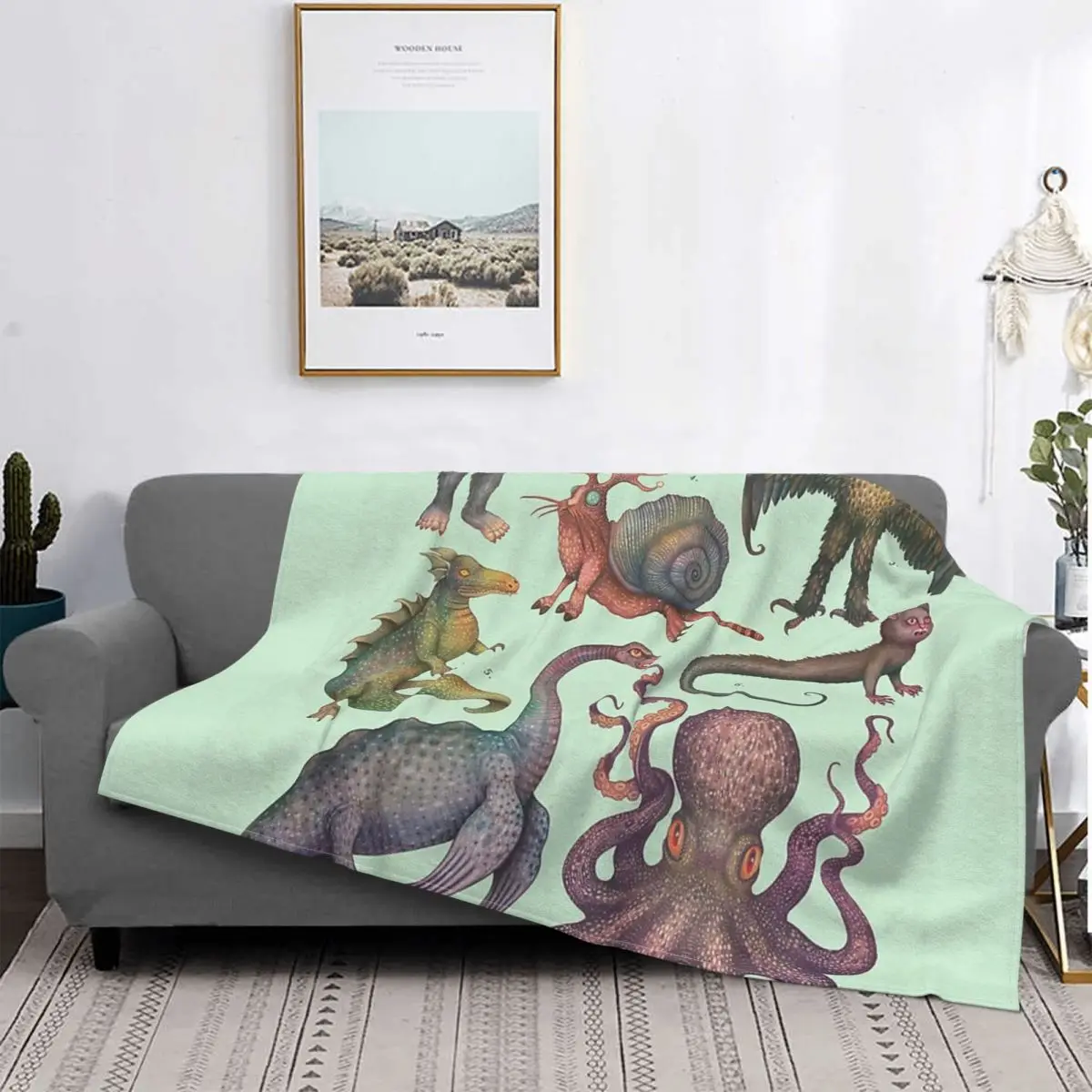 

Cryptids Of Europe Cryptozoology-Manta para дети, bata para cama, colcha de muselina, 90