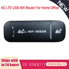 4G USB Wi-Fi модем автомобильный портативный Wi-Fi Универсальный 100 Мбитс маршрутизатор адаптер точка доступа беспроводная сетевая карта демодулятор для дома и офиса