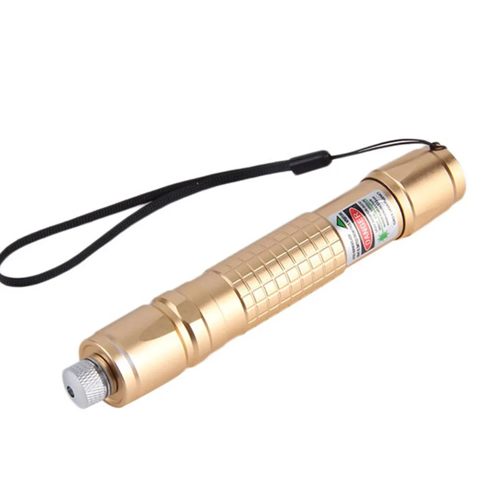Gold laser A Высокая Мощная зеленая лазерная указка 5 МВт Лазеры прицел лазер ручка горящая спичка с лазерами+ аккумулятор 8650+ зарядное устройство+ коробка - Цвет: Gold laser A