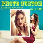 Узоры для вышивки крестиком на заказ с предварительной печатью, нитки DMC для самостоятельной вышивки, для шитья, рукоделия, различные штампованные