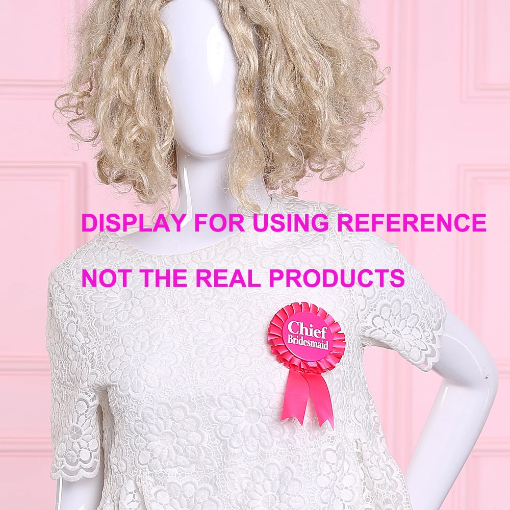 9 шт. Свадебный значок мероприятия для подружки невесты милый розовый дизайн