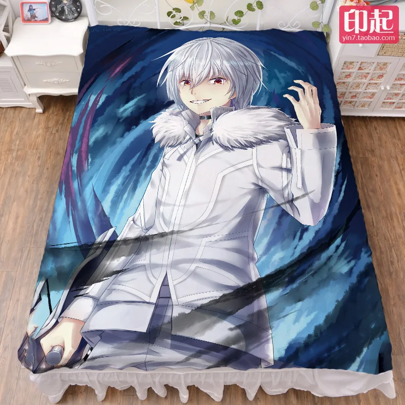

Coscase August update Japanese Anime A Certain Magical Index Milk Fiber Bed Sheet & Flannel Blanket Summer Quilt 150x200cm