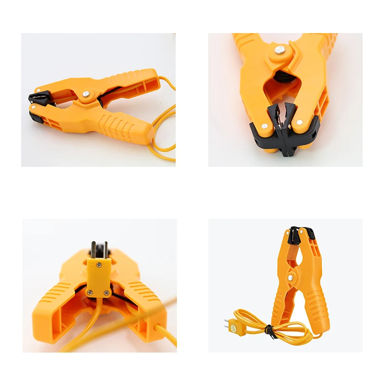 Фототрубный зажим термометр измерение температуры свинцовый К-тип термопара-40 ~