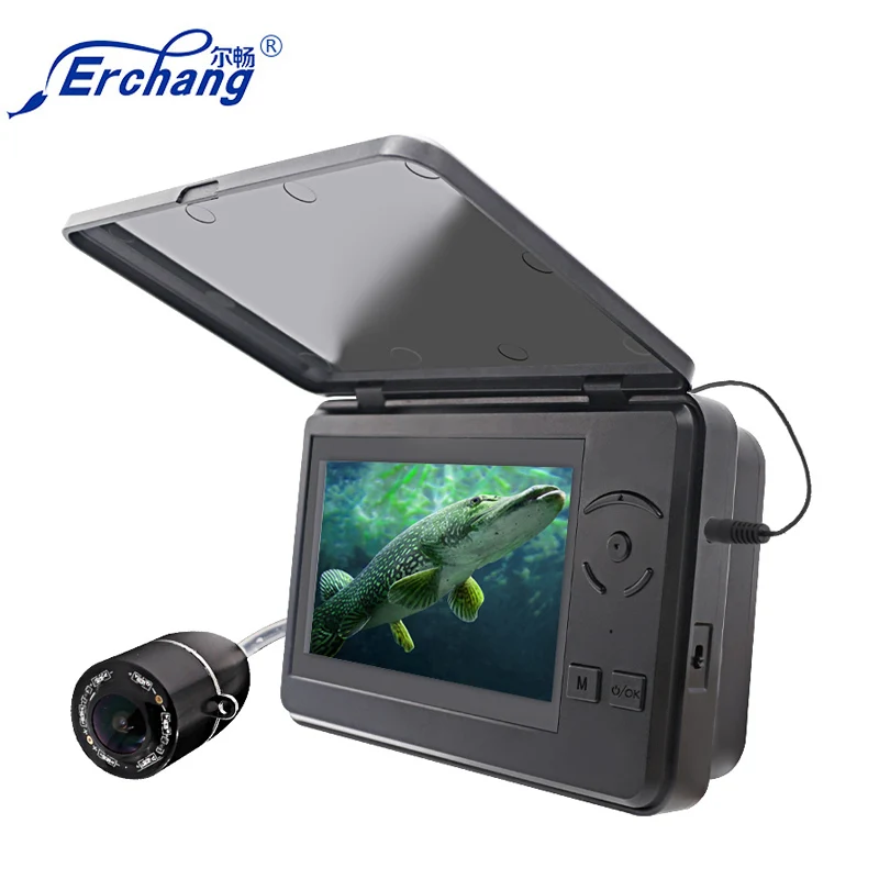 Камера для подводной рыбалки DVR подледной 4 3 "HD ЖК экран 15M Инфракрасная лампа