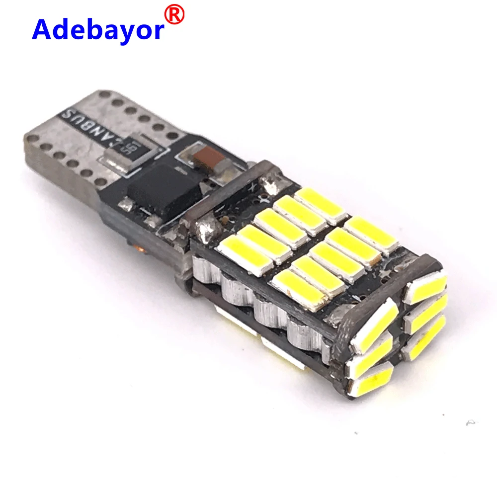 50 шт. Акция 10 W5W Canbus автомобильный внутренний светильник 194 501 Led 26 4014 детской лампы
