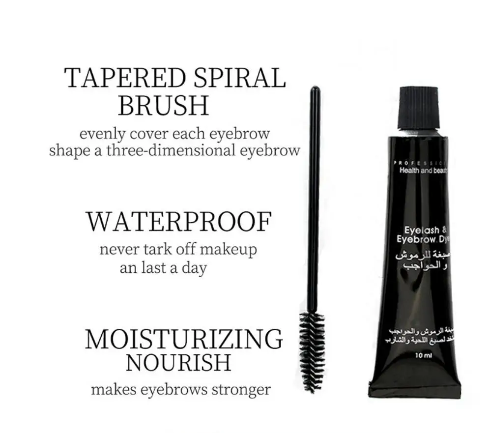Professional Series Eyelash Eyebrow Dye Tint Gel Brown Black Color Cream Kit 15-minute Fast Easy | Красота и здоровье