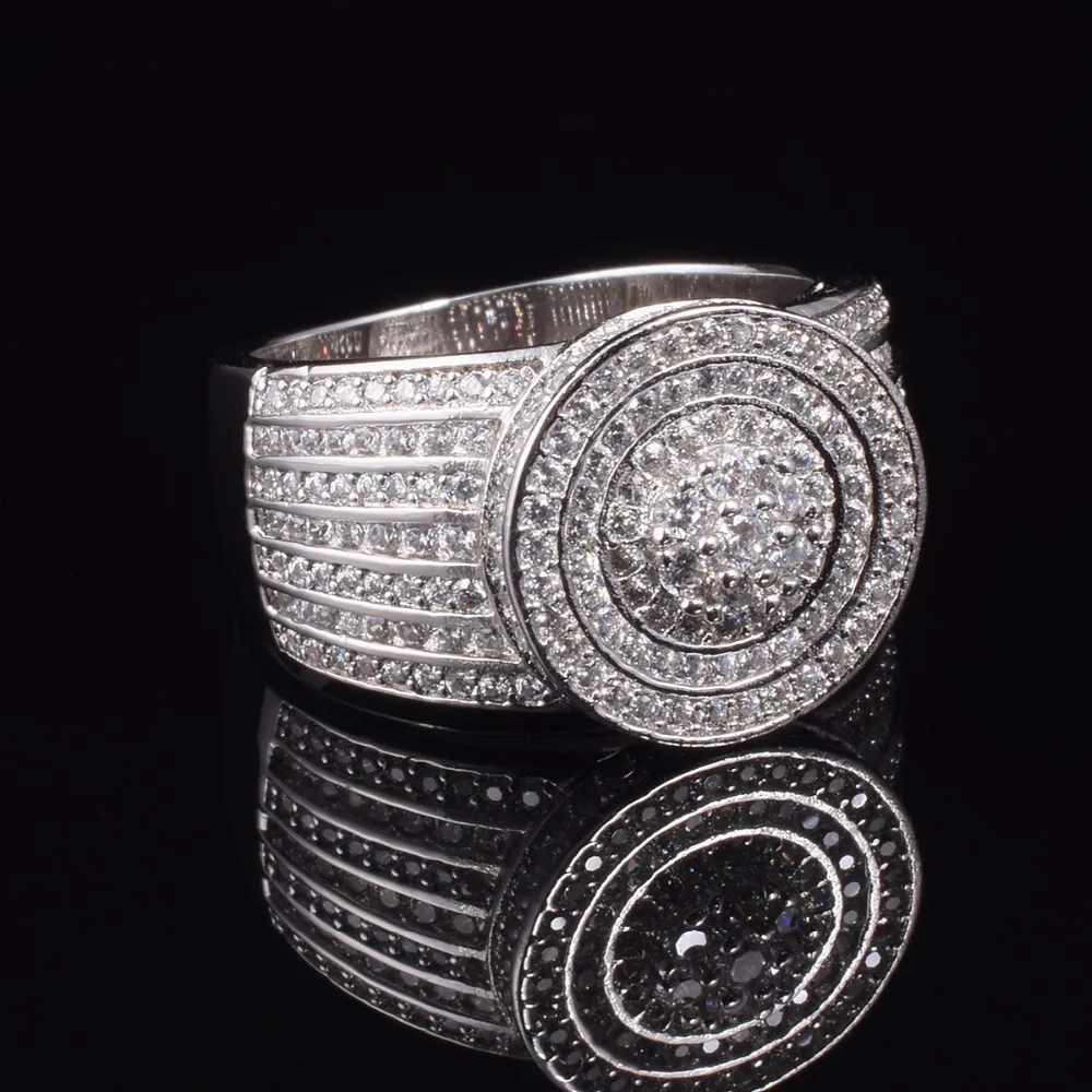 Женское и мужское кольцо из серебра 360 пробы с фианитом|sterling silver 925 ring|ring ringssilver ring |