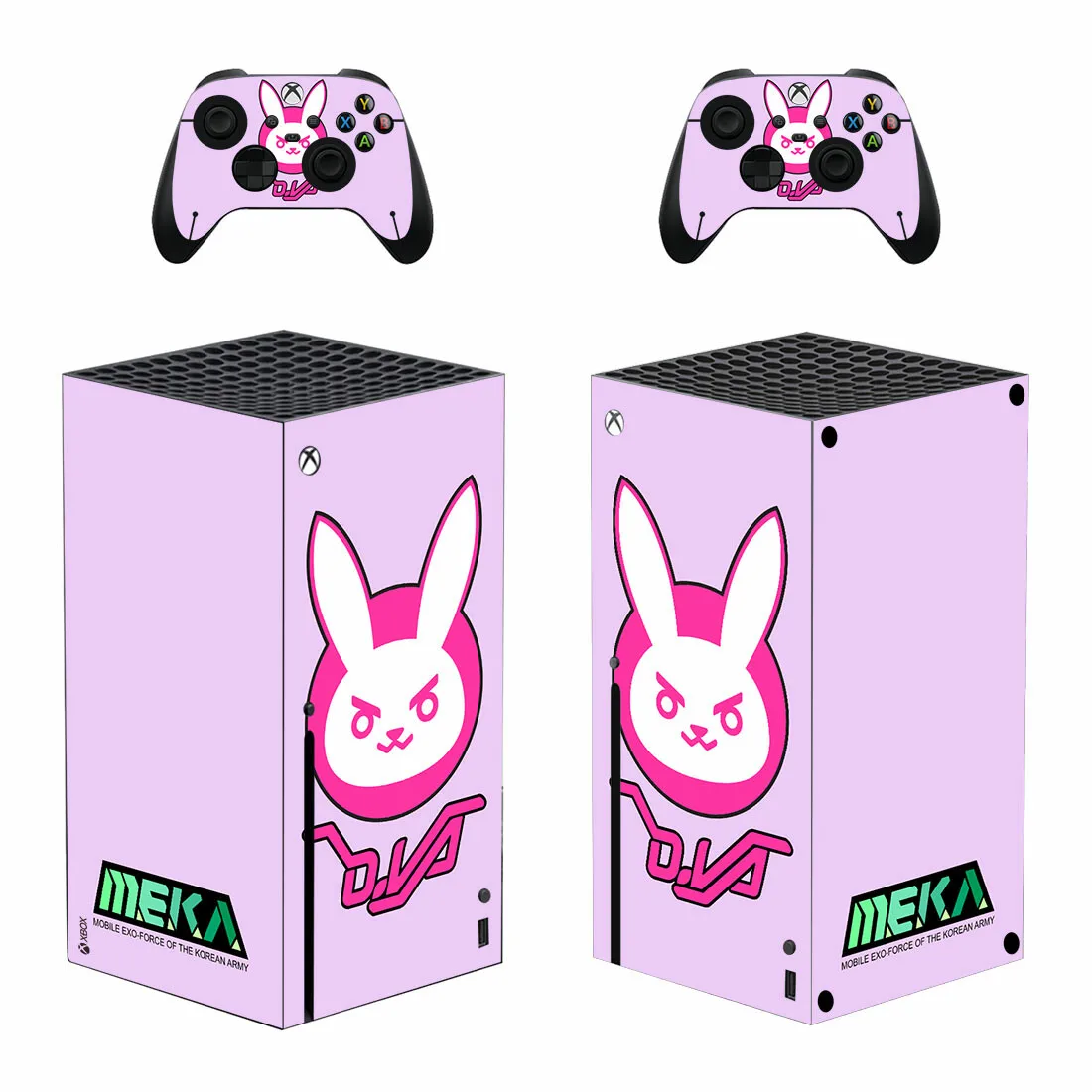 DVA Game Protector Sticker Decal Cover for Xbox Series X Console and 2 Controllers Xbox Series X Skin Sticker Vinyl