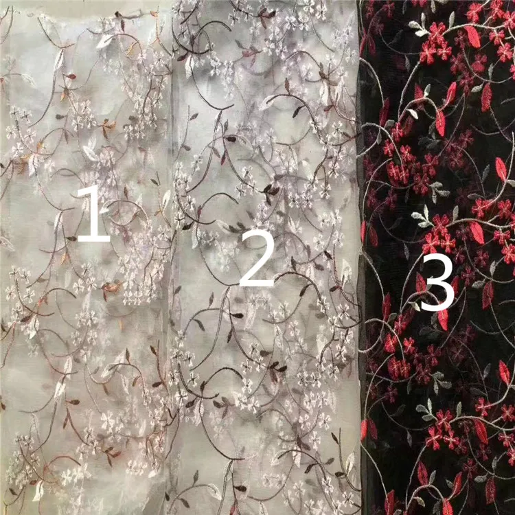 

Mesh Bottom Fresh Beautiful Embroidery Lining Women's Children's Clothing Skirt Wedding Dress Embroidery Fabrics