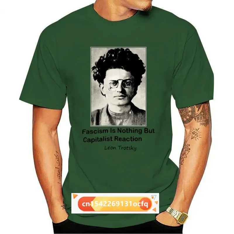 

Trotsky Quote T-Shirt Left Wing Socialist Revolution Protest Tee Size Small S TEE Shirt Cotton Short Sleeve