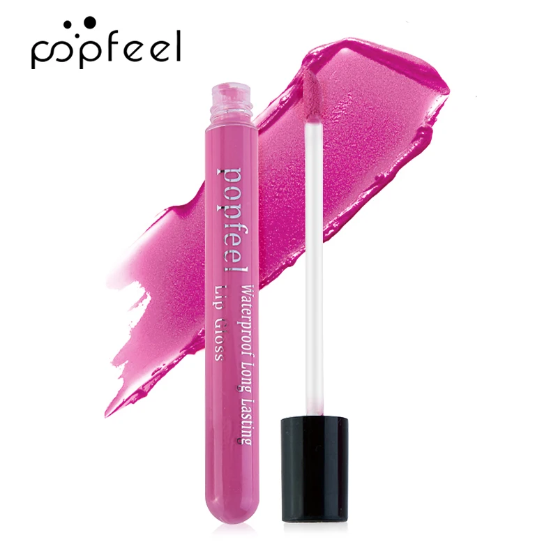 POPFEEL 12 Colors Matte Lip Gloss Long Lasting Lip Tint Sexy Pigment Lip Makeup Waterproof Lipgloss Nude Velvet Liquid Lipstick