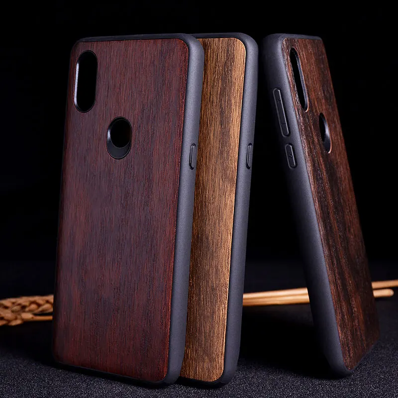 Чехол с имитацией под дерево для Xiaomi Mi Mix3 пасторальным дизайном ТПУ + ПК материал 2