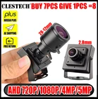5MP AHD Мини CCTV Камера супер маленький HD 4MP 2MP 1080P SONY-IMX326 маленькой металлической камерой FULL HD цифровой микро безопасности с кронштейном