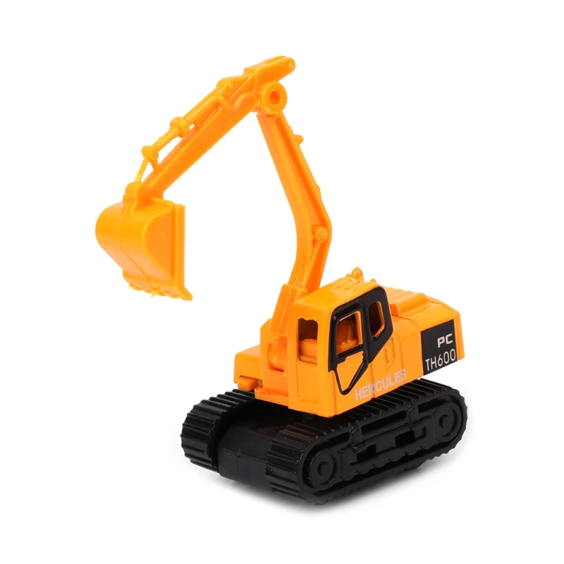 

6pcs Mini Diecast Alloy Construction Car Truck Engineering Dump Model Toys Set F3ME