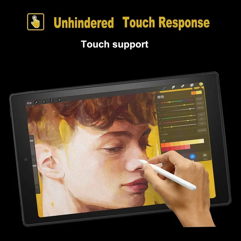 

Tempered Glass Screen Protector For Amazon Kindle Fire HD 10 Kids / HD 10 Plus 2021 2019 2017 2015 10.1" Tablet Protective Film