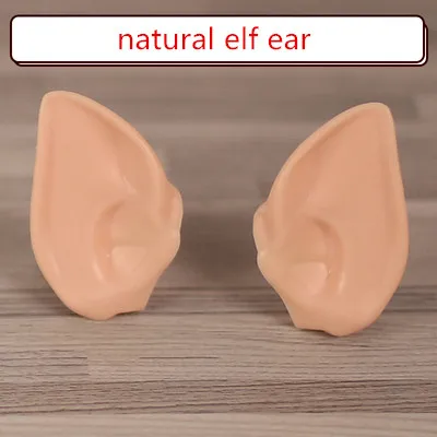 natural elf ear Blyth Doll Ears for Blyth Doll Icy Doll White Natural Tan Dark and Super Black Skin Only Ears No Doll Children Toys for Girls - Цвет: natural elf ear