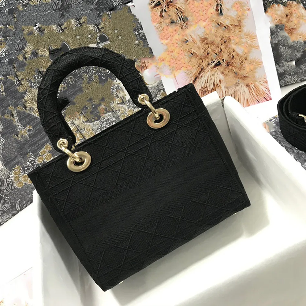 

New luxury brand women designer canvas handbag large-capacity printed embroidered handbag high-quality travel shopping bag handb