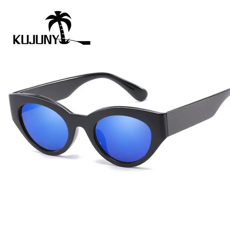 Солнцезащитные очки KUJUNY кошачий глаз для мужчин и женщин брендовые дизайнерские