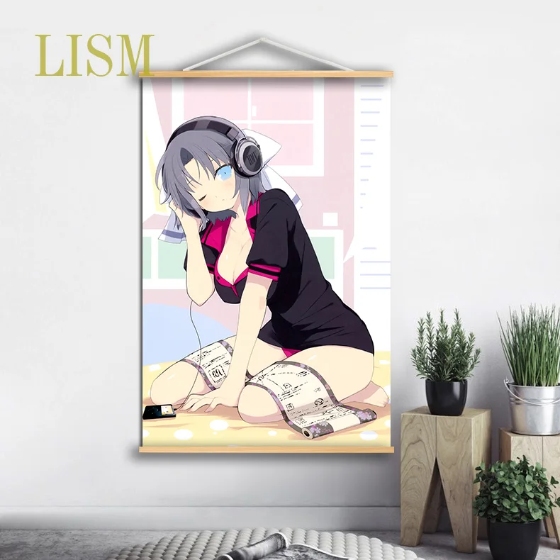 Senran кагура Юми Хибари икаруга аниме постер манга холст живопись твердые